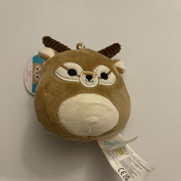 Squishmallows Other - Squishmallows 3.5” Adila the Antelope Clip On Brand New With Tags